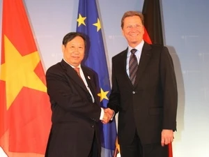 越南政府副总理与德国外长举行会谈